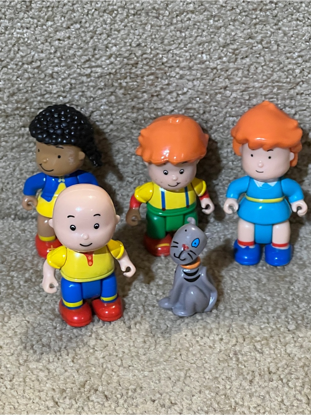 Caillou Rosie Leo cat Figures Toys Cake topper